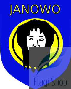 Flaga gminy Janowo - na zamówienie 150x90 Janowa   