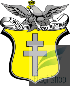 Flaga gminy Korczew - na zamówienie 150x90       