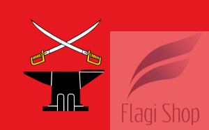 Flaga gminy Kowala - na zamówienie 150x90      