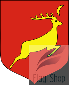 Flaga gminy Krasnosielc - na zamówienie 110x70      