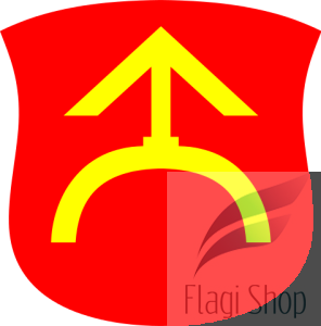 Flaga gminy Kuczbork-Osada- na zamówienie 110x70      