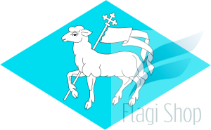 Flaga gminy Latowicz - na zamówienie 110x70      