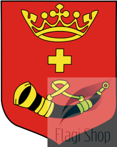 Flaga gminy Maciejowice - na zamówienie 150x90       