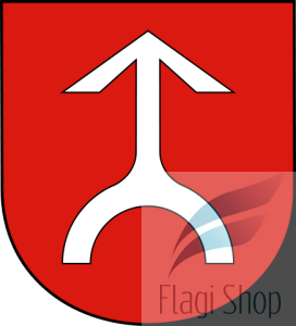 Flaga gminy Magnuszew - na zamówienie 150x90       