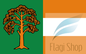 Flaga gminy Małkinia Górna - na zamówienie 110x70      