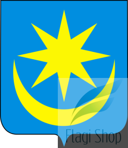 Flaga gminy Mińsk Mazowiecki - na zamówienie 150x90       