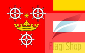 Flaga gminy Młynarze - na zamówienie 110x70       