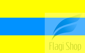 Flaga gminy Piecki - na zamówienie 150x90 Piecków Piecek