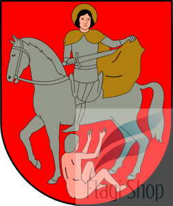 Flaga gminy Mochowo- na zamówienie 150x90       