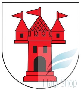 Flaga gminy Mszczonów - na zamówienie 110x70       