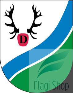 Flaga gminy Nowy Duninów- na zamówienie 150x90       