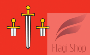 Flaga gminy Olszewo-Borki- na zamówienie 150x90       