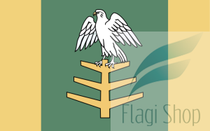 Flaga gminy Ostrów Mazowiecka- na zamówienie 150x90