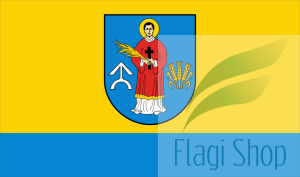 Flaga gminy Pacyna - na zamówienie 150x90      