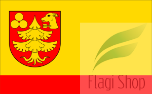 Flaga gminy Pionki - na zamówienie 150x90        