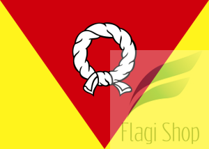 Flaga gmina Czarnków - na zamówienie 150x90 Czarnkowa