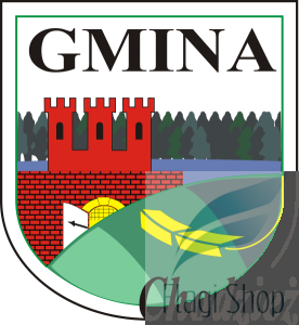 Flaga gmina Chodzież - na zamówienie 110x70 Chodzieży  