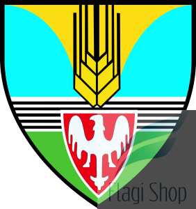 Flaga gmina Duszniki - na zamówienie 150x90 Dusznik       