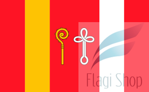 Flaga gmina Gniezno - na zamówienie 150x90 Gniezna