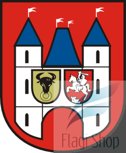 Flaga gmina Gołuchów- na zamówienie 150x90 Gołuchowa