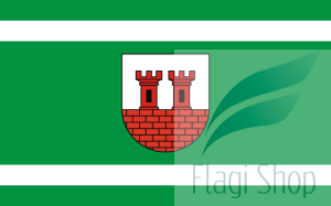 Flaga gmina Grzegorzew - na zamówienie 110x70 Grzegorzewa   
