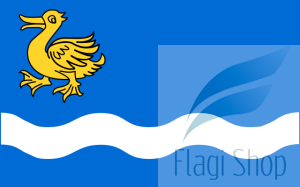 Flaga gmina Kaczory - na zamówienie 110x70 Kaczorów Kaczor  