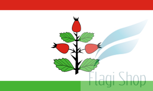 Flaga gmina Rzgów - na zamówienie 110x70 Rzgowa