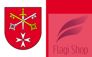 Flaga gmina Kleszczewo - na zamówienie 150x90 Kleszczewa    