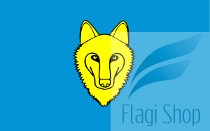 Flaga gmina Wilczyn - na zamówienie 150x90 Wilczyna