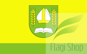 Flaga gmina Kościelec - na zamówienie 110x70 Kościelca