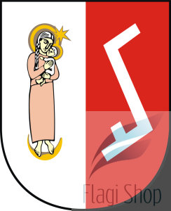 Flaga gmina Zakrzewo - na zamówienie 150x90 Zakrzewa  