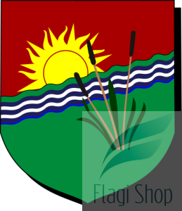 Flaga gmina Kramsk - na zamówienie 150x90 Kramska