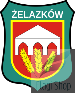 Flaga gmina Żelazków - na zamówienie 150x90 Żelazkowa
