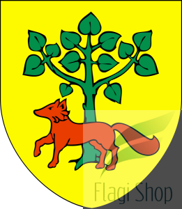 Flaga gmina Lisków - na zamówienie 150x90 Liskowa