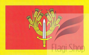 Flaga gmina Osiek Mały - na zamówienie 150x90 Ośka Małego