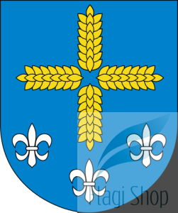 Flaga gmina Ostrowite - na zamówienie 150x90 Ostrowitego           