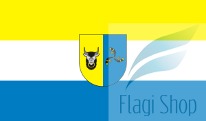 Flaga gmina Przygodzice - na zamówienie 150x90 Przygodzic