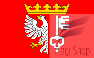 Flaga gmina Rogoźno - na zamówienie 150x90 Rogoźna