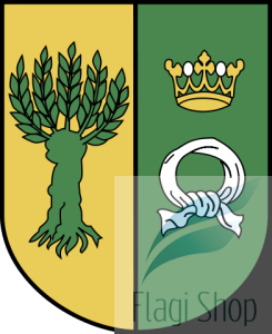 Flaga gmina Rokietnica - na zamówienie 150x90 Rokietnicy                 