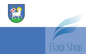 Flaga gmina Rychtal - na zamówienie 150x90 Rychtalu     