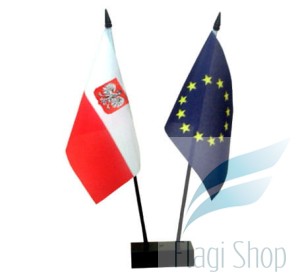 Flagi na biurko + 2 ramienna (flagi do wyboru)