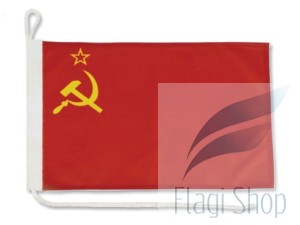 Flaga ZSRR na jacht 40x30 Bandera Jachtowa Związek Radzieck