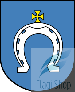 Flaga gminy Janów - na zamówienie 150x90 Janowa