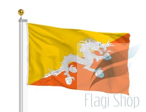 Flaga Bhutan 150x90 cm Flagi Bhutanu