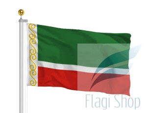 Flaga Czeczenia 150x90 cm Flagi Czeczenii Chechnya
