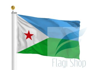 Flaga Dżibuti 150x90 cm Flagi Djibouti