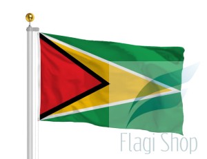 Flaga Gujana 150x90 cm Flagi Gujany Guyana