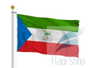 Flaga Gwinea Równikowa 150x90 Flagi Gwinei Guinea