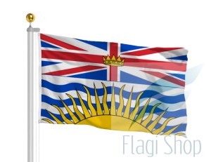 Flaga Kolumbia Brytyjska 150x90 British Columbia Ameryka