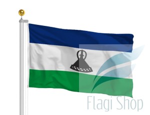 Flaga Lesotho 150x90 cm Flagi Lesotho Basuto
